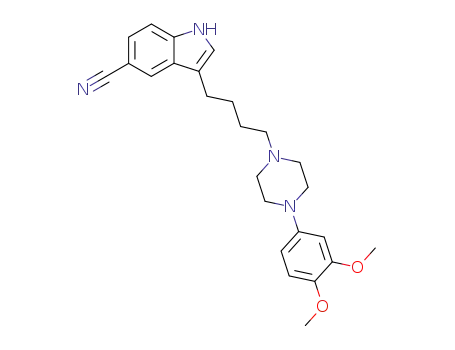 3-{4-[4-(3,4-dimethoxy-phenyl)-piperazin-1-yl]-butyl}-1H-indole-5-carbonitrile