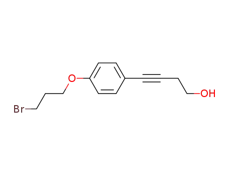4-[4-(3-bromo-propoxy)-phenyl]-but-3-yn-1-ol