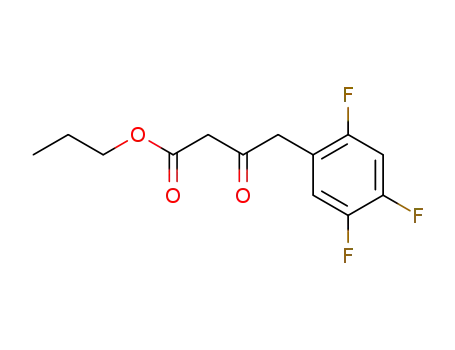 3-oxo-4-(2,4,5-trifluorophenyl)butyric acid propyl ester