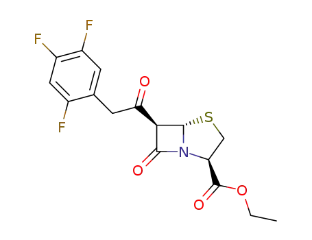 (2R,5S,6R)-7-Oxo-6-[2-(2,4,5-trifluoro-phenyl)-acetyl]-4-thia-1-aza-bicyclo[3.2.0]heptane-2-carboxylic acid ethyl ester