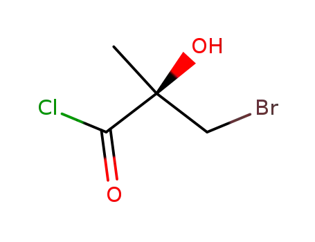 (R)-3-bromo-2-hydroxy-2-methylpropanoyl chloride