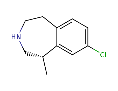 1H-3-Benzazepine, 8-chloro-2,3,4,5-tetrahydro-1-methyl-, (1S)-