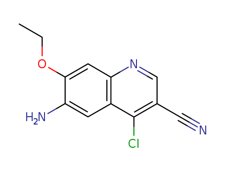 6-Amino-4-chloro-7-ethoxy-3-quinolinecarbonitrile