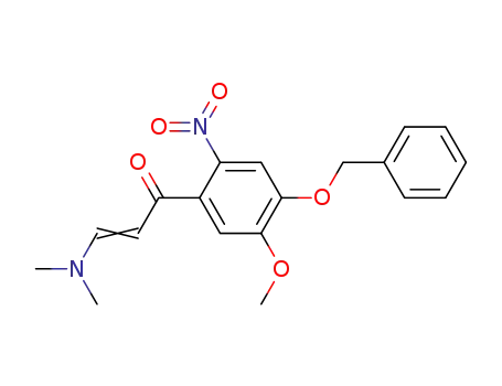 1-[2-nitro-4-benzyloxy-5-methoxyphenyl]-3-(dimethylamino)prop-2-en-1-one