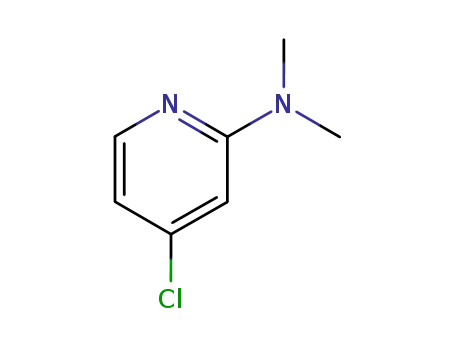 Molecular Structure of 735255-56-8 ((4-CHLORO-PYRIDIN-2-YL)-DIMETHYL-AMINE)