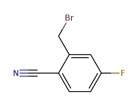 Molecular Structure of 421552-12-7 (2-CYANO-5-FLUOROBENZYL BROMIDE)