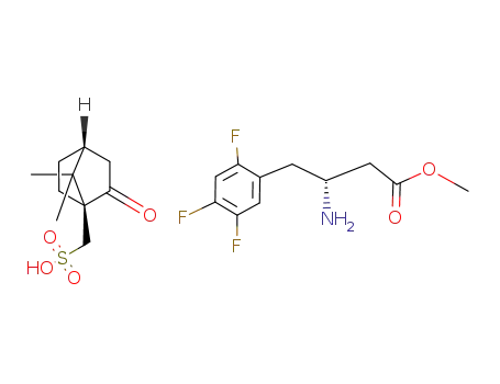 methyl (3R)-3-amino-4-(2,4,5-trifluorophenyl)butanoate (1S)-(+)-10-camphorsulfonic acid