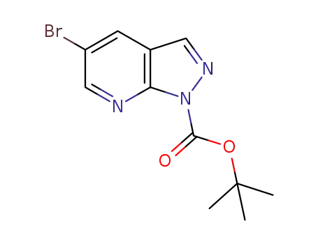 tert-butyl 5-bromo-1H-pyrazolo[3,4-b]pyridine-1-carboxylate