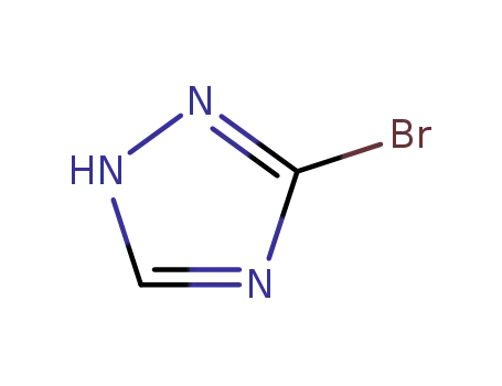 Molecular Structure of 7343-33-1 (3-BROMO-1H-1,2,4-TRIAZOLE)