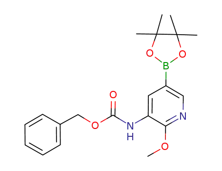 [2-methoxy-5-(4,4,5,5-tetramethyl[1,3,2]dioxaborolan-2-yl)pyridin-3-yl]carbamic acid benzyl ester