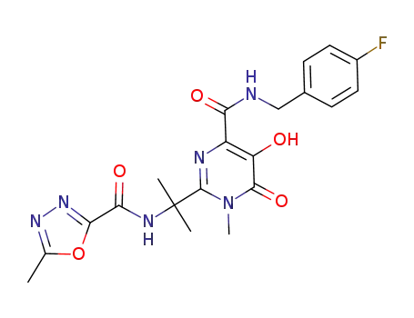 Molecular Structure of 518048-05-0 (Raltegravir)