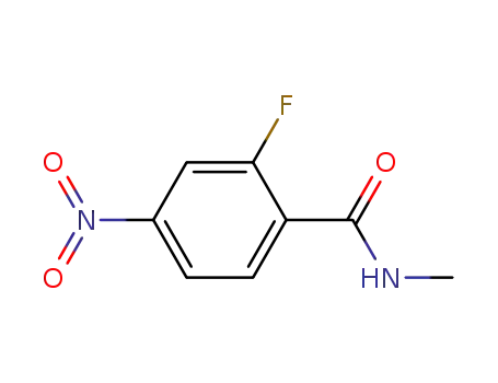 Molecular Structure of 915087-24-0 (2-FLUORO-N-METHYL-4-NITROBENZAMIDE)