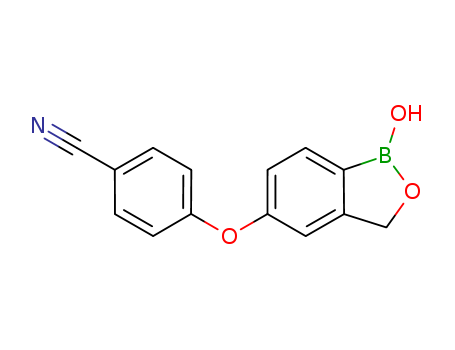 906673-24-3,5-(4-cyanophenoxy)-2,3-dihydro-1-hydroxy-2,1-benzoxaborole,AN2728; 4-[(1,3-Dihydro-1-hydroxy-2,1-benzoxaborol-5-yl)oxy]benzonitrile