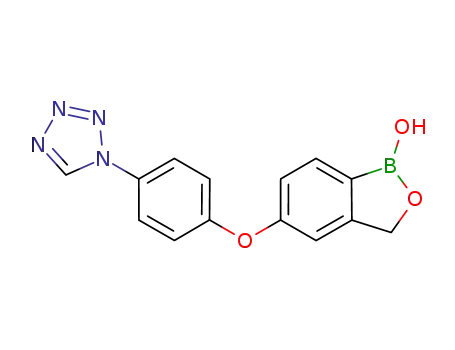 1-hydroxy-5-[4-(tetrazole-1-yl)phenoxy]-2,1-benzoxaborole