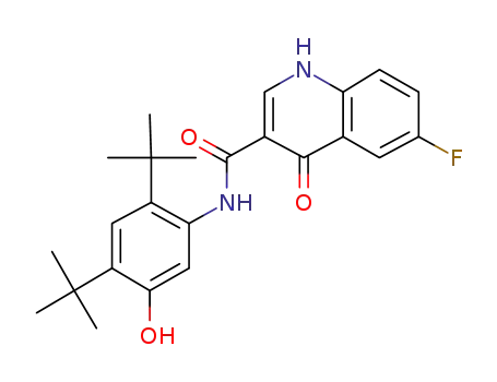 3-Quinolinecarboxamide,
N-[2,4-bis(1,1-dimethylethyl)-5-hydroxyphenyl]-6-fluoro-1,4-dihydro-4-ox
o-