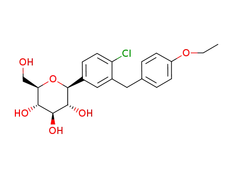 Molecular Structure of 461432-26-8 (Dapagliflozin)