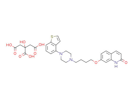7-[4-(4-benzo[b]thiophen-4-yl-piperazin-1-yl)butoxy]-1H-quinolin-2-one citrate