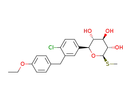 (2S,3R,4R,5S,6R)-2-[4-chloro-3-(4-ethoxybenzyl)phenyl]-6-(methylsulfanyl)tetrahydro-2-H-pyran-3,4,5-triol