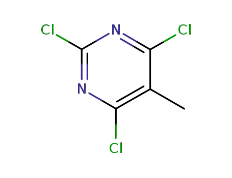 Molecular Structure of 1780-36-5 (2,4,6-Trichloro-5-methylpyrimidine)