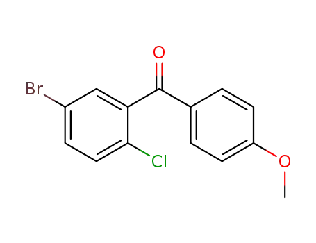 Molecular Structure of 333361-49-2 ((5-broMo-2-chloro-phenyl)-(4-ethoxy-phenyl)-Methanone)