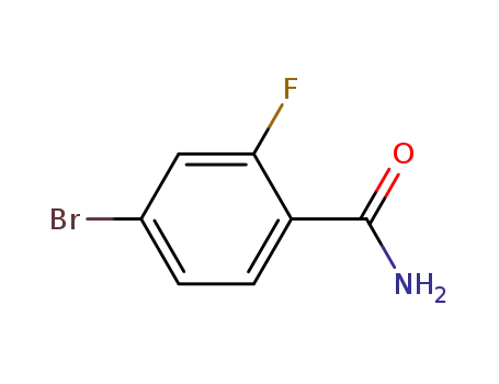 Molecular Structure of 292621-45-5 (4-BROMO-2-FLUOROBENZAMIDE)