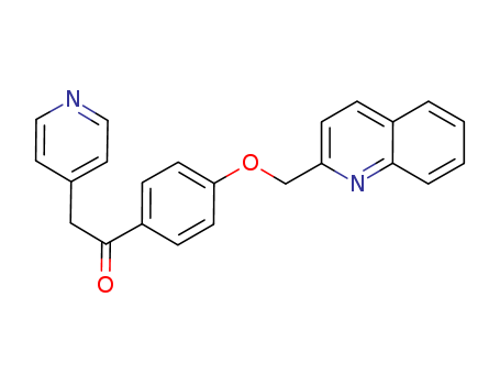 2-PYRIDIN-4-YL-1-[4-(QUINOLIN-2-YLMETHOXY)-PHENYL]-ETHANONE
