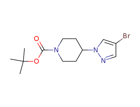 4-(4-Bromopyrazol-1-yl)piperidine-1-carboxylic acid tert-butyl ester(877399-50-3)