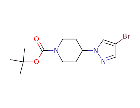 4-(4-bromo-1H-pyrazol-1-yl)piperidine-1-carboxylic acid tert-butyl ester