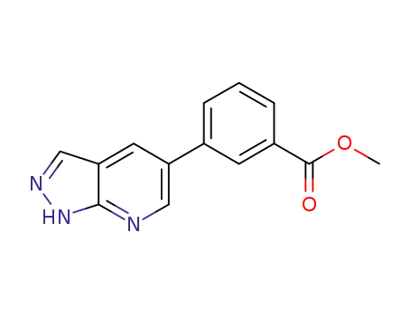 methyl 3-(1H-pyrazolo[3,4-b]pyridin-5-yl)benzoate