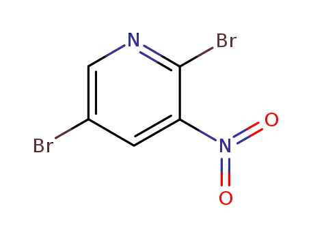 Molecular Structure of 15862-37-0 (2,5-Dibromo-3-nitropyridine)