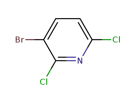 Molecular Structure of 866755-20-6 (3-Bromo-2,6-dichloropyridine)