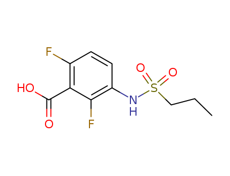 2,6-DIFLUORO-3-(PROPANE-1-SULFONYLAMINO)BENZOIC ACID