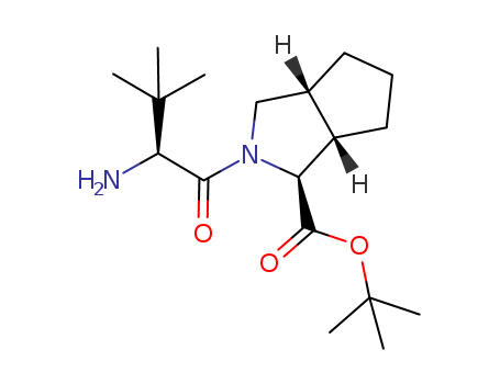 Cyclopenta[c]pyrrole-1-carboxylic acid, 2-[(2S)-2-aMino-3,3-diMethyl-1-oxobutyl]octahydro-, 1,1-diMethylethyl ester, (1S,3aR,6aS)-
