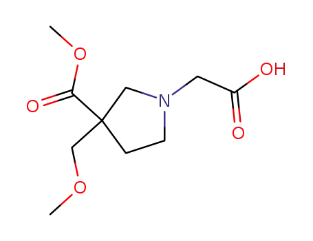 1-tert-butoxycarbonylmethyl-3-methoxymethyl-pyrrolidine-3-carboxylic acid methyl ester