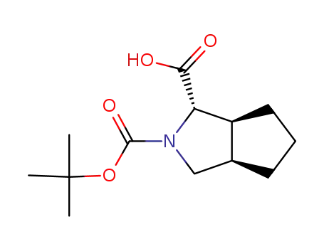 Molecular Structure of 597569-42-1 (HEXAHYDRO-CYCLOPENTA[C]PYRROLE-1,2-DICARBOXYLIC ACID 2-TERT-BUTYL ESTER)