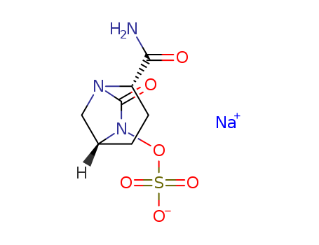 1192491-61-4,NXL 104,AvibactaM SodiuM Salt;NXL 104;Sulfuric Acid  Mono[(1R,2S,5R)-2-(aMinocarbonyl)-7-oxo-1,6-diazabicyclo[3.2.1]oct-6-yl] Ester  SodiuM Salt;Avibactam (sodium);AvibactaM SodiuM NXL 104;sodium (1R,2S,5R)-2-carbamoyl-7-oxo-1,6-diazabicyclo[3.2.1]octan-6-yl sulfate;(2S,5R)-7-Oxo-6-(sulfooxy)-1,6-diazabicyclo[3.2.1]octane-2-carboxamide monosodium salt