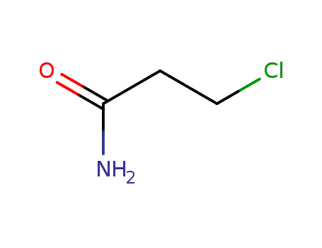 Molecular Structure of 5875-24-1 (3-CHLOROPROPIONAMIDE)