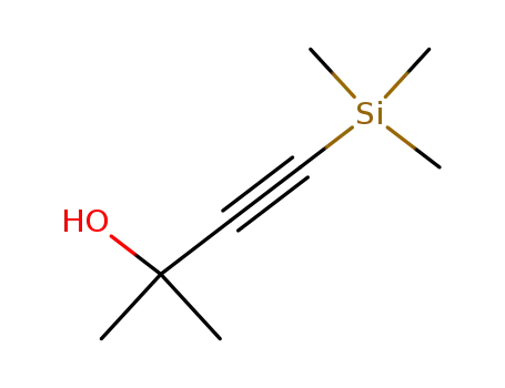 Molecular Structure of 5272-33-3 (2-METHYL-4-TRIMETHYLSILYL-3-BUTYN-2-OL)