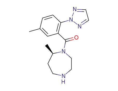 (R)-(7-Methyl-1,4-diazepan-1-yl)(5-methyl-2-(2H-1,2,3-triazol-2-yl)phenyl)methanone