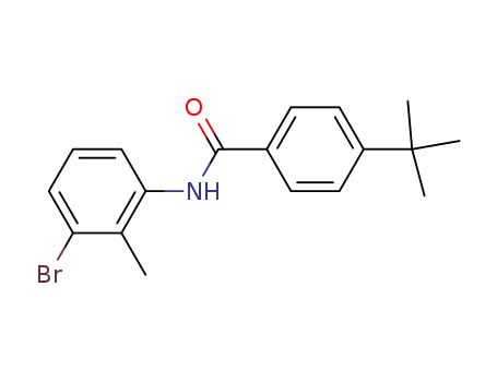 N-(3-bromo-2-methylphenyl)-4-(tert-butyl)benzamide