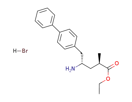 (2R,4S)-4-amino-5-biphenyl-4-yl-2-methylpentanoic acid ethyl ester hydrobromide