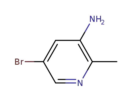 Molecular Structure of 914358-73-9 (5-BROMO-2-METHYLPYRIDIN-3-AMINE)