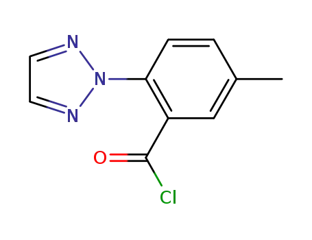 5-methyl-2-(2Η-1,2,3-triazol-2-yl)benzoyl chloride