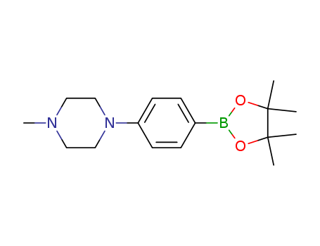 1-METHYL-4-[4-(4,4,5,5-TETRAMETHYL-1,3,2-DIOXABOROLAN-2-YL)PHENYL]PIPERAZINE