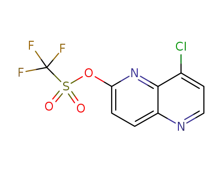 trifluoromethanesulfonic acid 8-chloro-[1,5]naphthyridin-2-yl ester