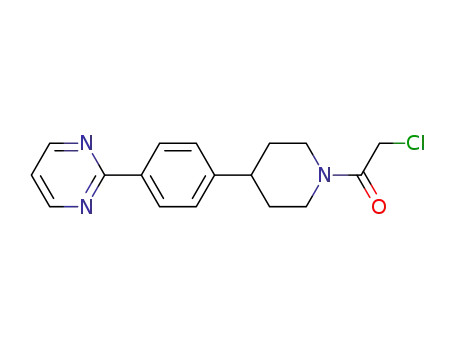 2-chloro-1-[4-(4-pyrimidin-2-yl-phenyl)-3,6-dihydro-2H-pyridin-1-yl]-ethanone