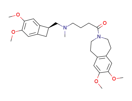N-{[(7S)-3,4-dimethoxybicyclo[4.2.0]octa-1,3,5-trien-7-yl]methyl}-4-(7,8-dimethoxy-1,2,4,5-tetrahydro-3H-3-benzazepin-3-yl)-N-methyl-4-oxobutan-1-amine