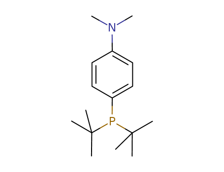 932710-63-9,Bis(di-tert-butyl)-4-dimethylaminophenylphosphine,Bis(di-tert-butyl)-4-dimethylaminophenylphosphine;[(4-Dimethylaminophenyl)]di(tert-butyl)phosphine;[4-(Dimethylamino)phenyl]bis(tert-butyl)phosphine;N,N-Dimethyl 4-(di(tert-butyl)phosphino)aniline;95% A-taPhos;(4-(N,N-DiMethylaMino)phenyl)di-tert-butyl phosphine,95% A-taPhos;(4-(N,N-DiMethylaMino)phenyl)di-tert-butyl phosphine,95%;[4-(N,N-DiMethylaMino)phenyl]di-t-butylphosphine, Min. 95% aMphos