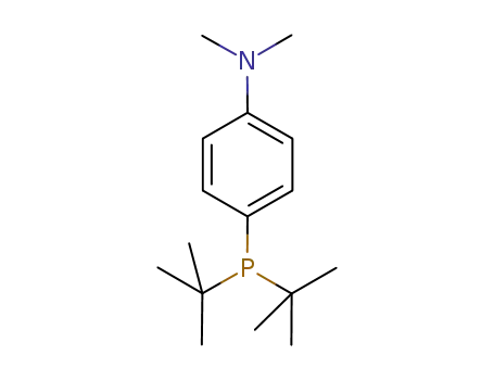 Molecular Structure of 932710-63-9 (Bis(di-tert-butyl)-4-dimethylaminophenylphosphine)