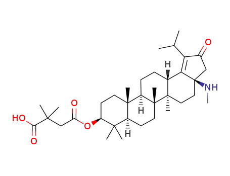 3β-O-(3',3'-dimethylsuccinyl)-17β-(methylamino)-21-oxolup-18-ene